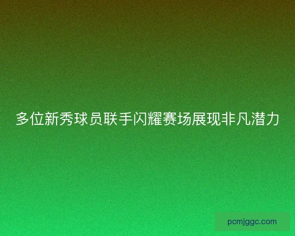 多位新秀球员联手闪耀赛场展现非凡潜力